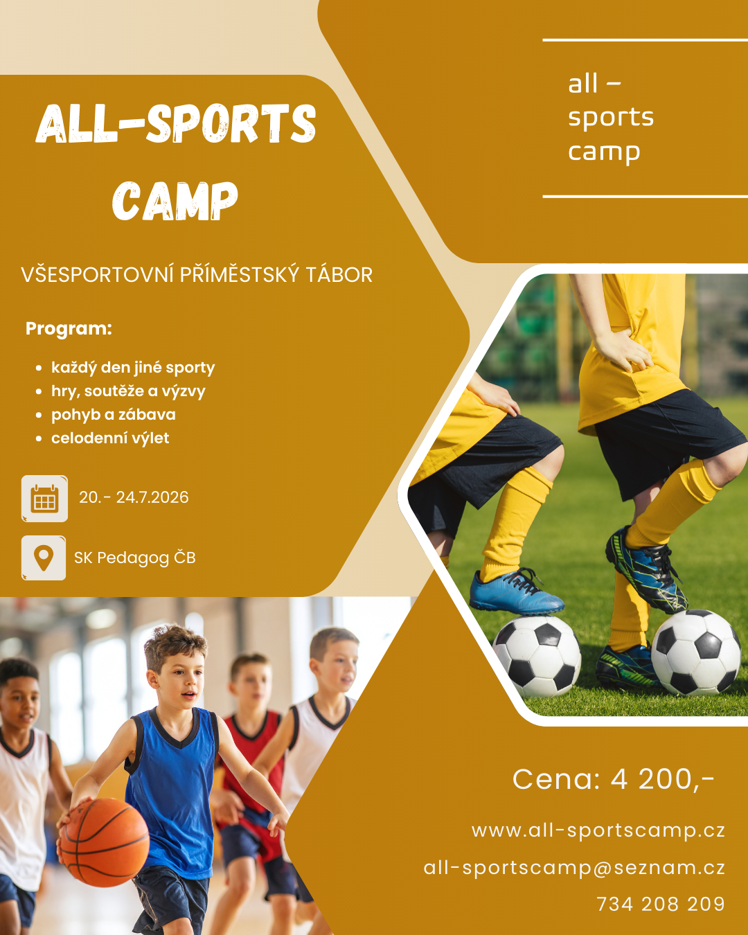 Všesportovní příměstský tábor 20. - 24.7.2026